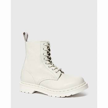 Dr Martens Női 1460 Pascal Mono Lace Up Bakancs Fehér